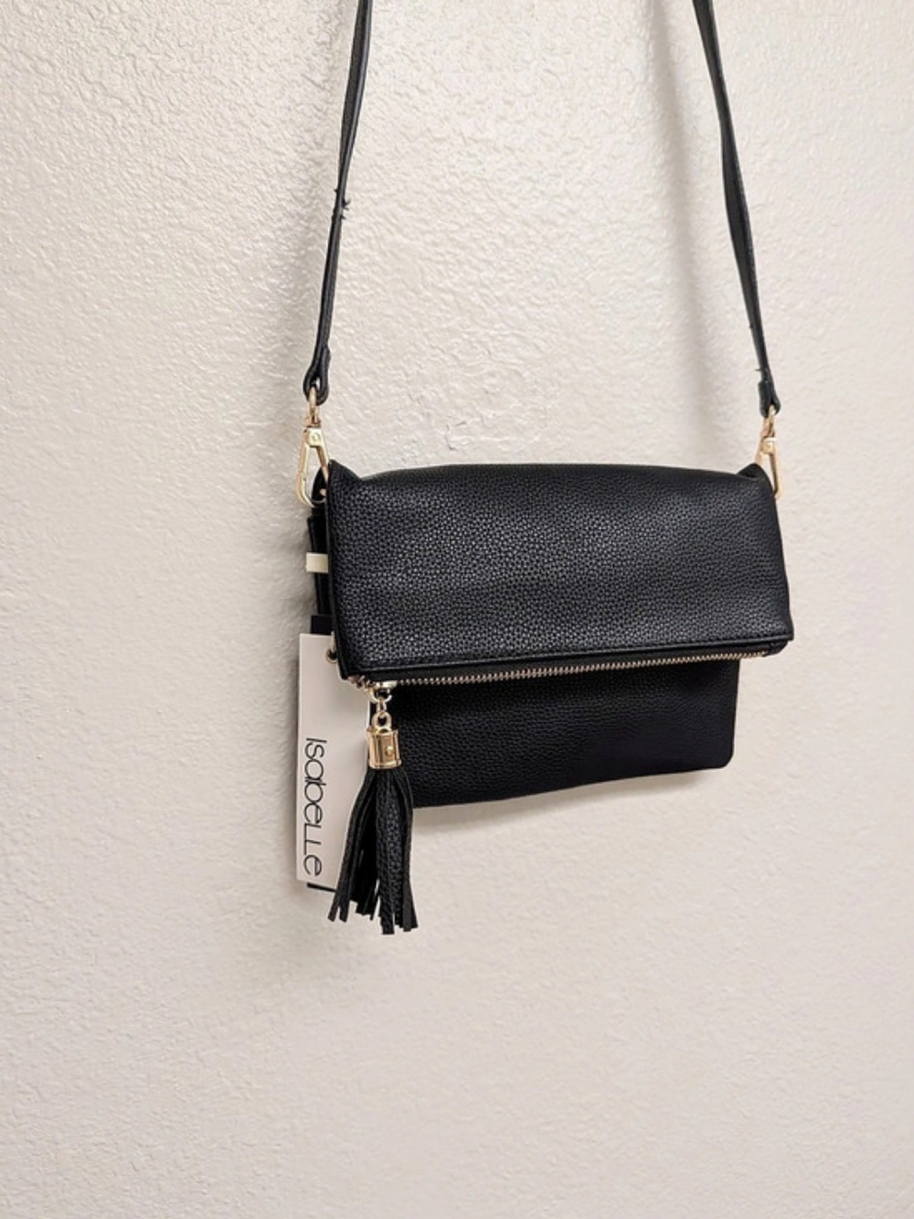 Isabelle Black Tassel Crossbody